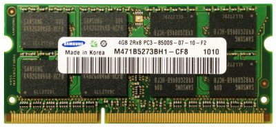 Memorie Laptop Samsung 4GB DDR3 8500S 1066Mhz CL7 M471B5273BH1 foto