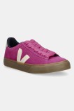 Veja sneakers din piele intoarsă Campo culoarea roz, CP0320802A