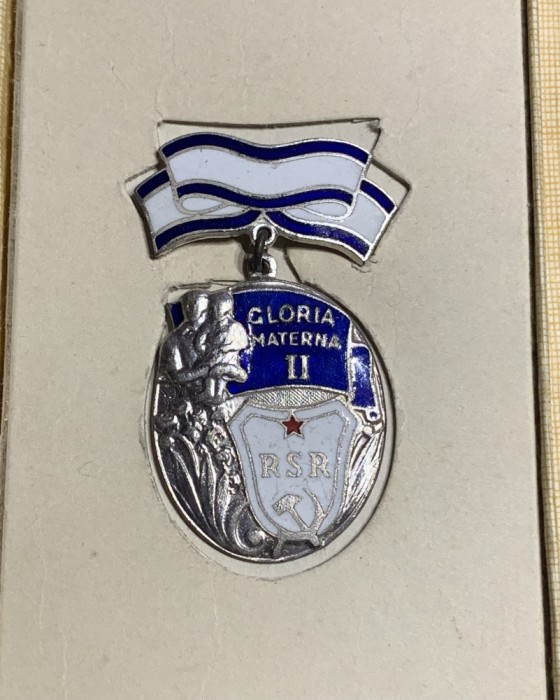 Ordinul gloria materna clasa 2