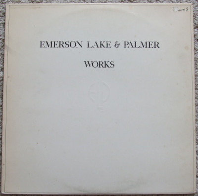 EMERSON LAKE AND PALMER (ELP) - Works 2 (1977) Made in England foto