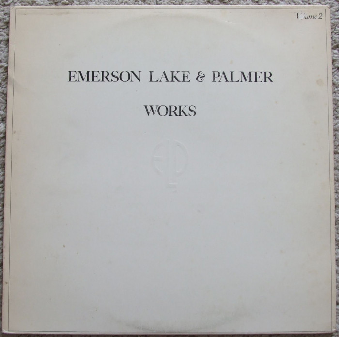 EMERSON LAKE AND PALMER (ELP) - Works 2 (1977) Made in England