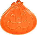 Farfurioara decorativa dovleac Halloween din portelan MagicHome