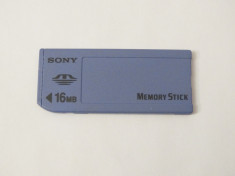 Card memorie SONY Memory Stick 16 MB foto