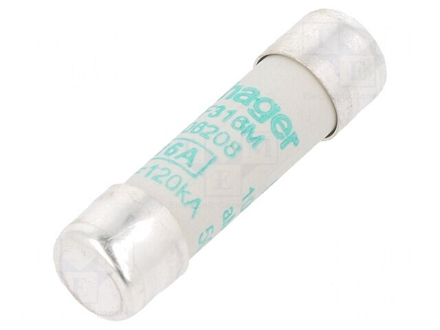 Siguranță AM &Icirc;nt&acirc;rziere 16A 500VAC 10x38mm