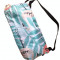 Saltea autogonflabila Lazy Bag - stil flamingo, turcoaz, 70x240 cm