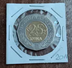 C50 - Moneda foarte veche - Croatia ante euro - 25 kuna - 2011
