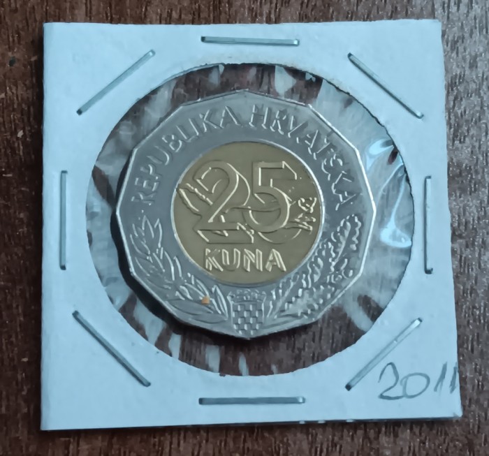 C50 - Moneda foarte veche - Croatia ante euro - 25 kuna - 2011