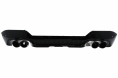 Difuzor Bara Spate Evacuare Dubla cu Ornamente evacuare BMW X3 G01 LCI M-Sport (2021-up) M Design Negru Lucios Performance AutoTuning foto