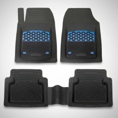 Covorase Auto Universale TEAMCAR&reg; Safir - Set 5 Piese, Tava 3cm Blue