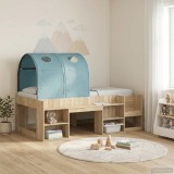 vidaXL Tunel pentru Pat 2 pcs Albastru deschis 211 x 52,5 x 2 cm 893703