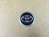 Emblema Capac Roata Toyota, 60mm, Negru, Aluminiu