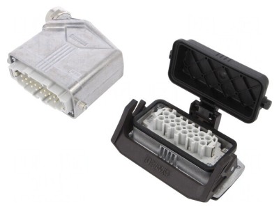 Conector HDC 500V 16A 16 PIN 16 PE foto
