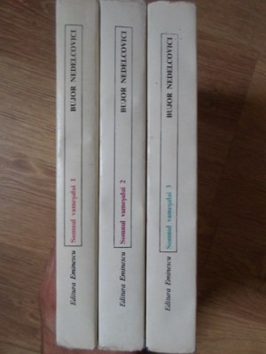 SOMNUL VAMESULUI VOL.1-3 FARA VASLE. GRADINA ICOANEI. NOAPTEA-BUJOR NEDELCOVICI-273209 foto