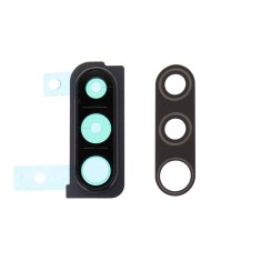 Geam Camera Samsung Galaxy A30s, A307, Negru + Rama