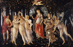 Repreducere tablou canvas Sandro Botticelli Primavara 2 foto