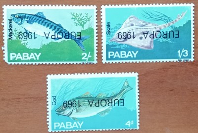 UK-SCOTIA-(ENISIUNE LOCALA- PA BAY)-&amp;#039;&amp;#039;PESTI-EUROPA &amp;#039;&amp;#039;-lot 3val- MNH -NESTAMPL.--VEZI SCAN foto