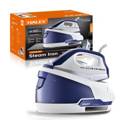 Statie de calcat cu abur HALEY 2600 W &ndash; 1800 ml, talpa ceramica, self-cleaning, anti-drip, anti-calc, LED