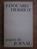 Pagini de jurnal - Edouard Herriot