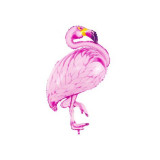 Balon folie flamingo 70x95 cm, Widmann Italia