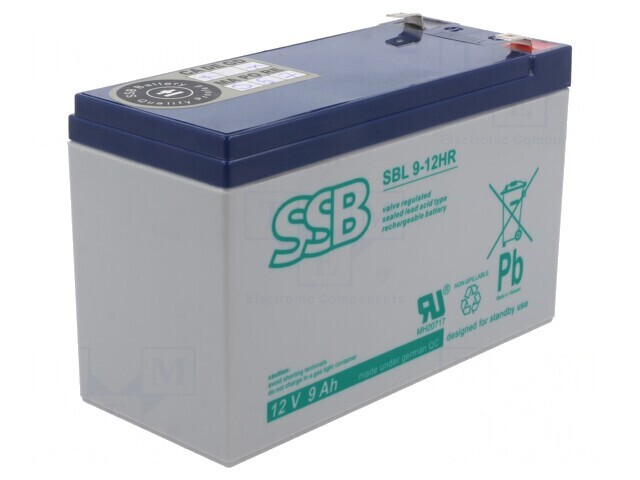 Baterie Plumb-Acid 12V 9Ah AGM Fără &Icirc;ntreținere