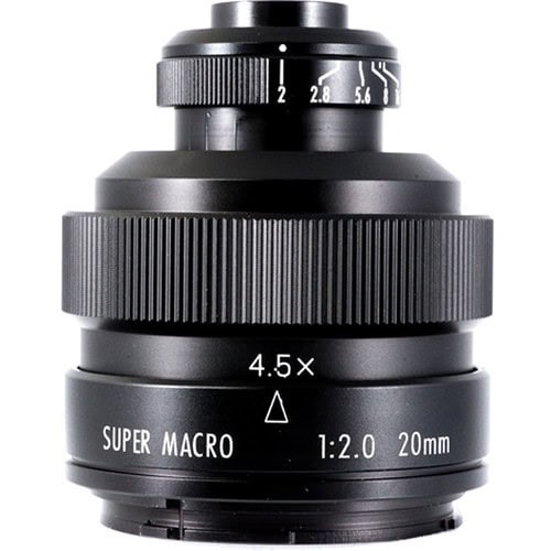 Obiectiv Manual Mitakon Creator 20mm F2 FF 4.5X Super Macro