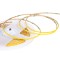 Banda LED COB alb rece, 12V DC, 400 LEDs m, 5m, latime 3mm, IP20