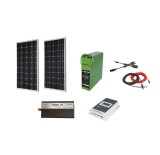 Sistem panouri fotovoltaice Rulota/Cabana 360 W pe 12 V cu invertor 3000 W, Oem