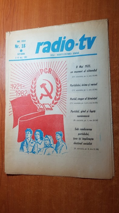 revista radio-tv saptamana 2-8 mai 1982