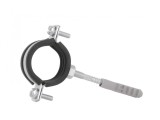 Clema metalica cu cauciuc pentru fixare tevi in perete, 1&quot;, 32 - 36 mm, Geko G17291