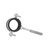 Clema metalica cu cauciuc pentru fixare tevi in perete, 6 / 4&quot;, 47 - 51 mm, Geko G17293