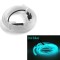 Fir neon auto &quot;el wire&quot; culoare albastru turcoaz, lungime 5m, alimentare 12v, droser inclus