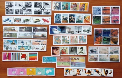 ANGLIA-(UK-Regatul unit)-17 emisiuni complete-dupa an 2000- div time-cu stampile de FDC foto