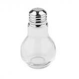 Set sare si piper din sticla cu capac inox 10 cm