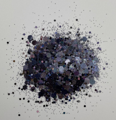 Chunky Glitter Space Gray foto