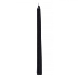 Lum&acirc;nare Sfeșnic, Negru, Parafină, 2x25cm, Oem