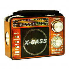 Radio portabil Waxiba XB-1061URT, suport card SD/USB foto