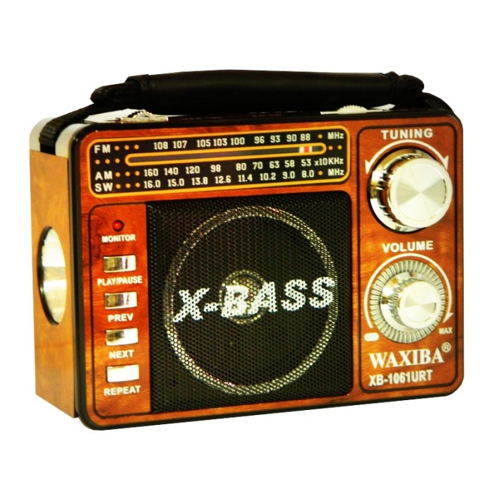 Radio portabil Waxiba XB-1061URT, suport card SD/USB Radio portabil Waxiba XB-1061URT, suport card SD/USB