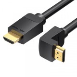 Cablu Video Vention Angled, HDMI - HDMI, 4K, 1.5m, Negru AAQBG, Universal