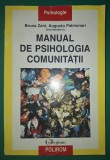 Manual Psihologia Comunității - Bruna Zani, Augusto Palmonari - Psihologie Socială, Generală - Polirom - Carte Stiinta