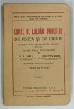 CARTE DE LUCRARI PRACTICE DE FIZICA SI DE CHIMIE , PARTEA I-a ( FIZICA ) de G. A. DIMA si AUGUSTIN ROTH , 1936