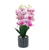 Orhidee Artificiala Ghiveci, 40cm, Roz, Decorativa - Aranjament Floral Realist, Interior/Exterior