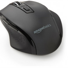 Mouse wireless Amazon Basics, 2.4 GHz , DPI reglabil, negru - RESIGILAT