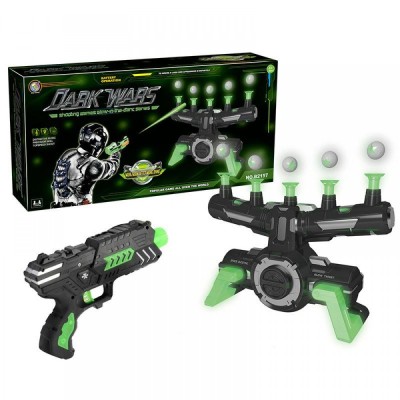Set pistol si tinta cu aer Dark Wars cu sunete si lumini foto