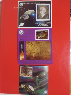 PARAGUAY, SPACE - COLIȚE MNH foto