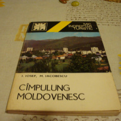 Mic indreptar turistic - Campulung Moldovenesc - 1978 - cu harta