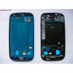 RAMA LCD FATA SAMSUNG I9305 GALAXY S3 BLUE ORIGINAL