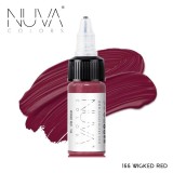 Tus Micropigmentare NUVA Colors 15ml: 155 Wicked Red - Microblading, Eyeliner, Sprancene PMU