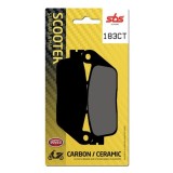 SBS - plăcuțe de fr&acirc;nă 183CT pentru scuter (Carbon / Ceramic)