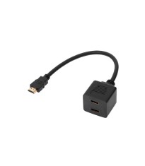Cablu adaptor HDMI la 2 HDMI foto
