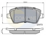 Set placute frana,frana disc DACIA DOKKER Express (2012 - 2016) COMLINE CBP0984